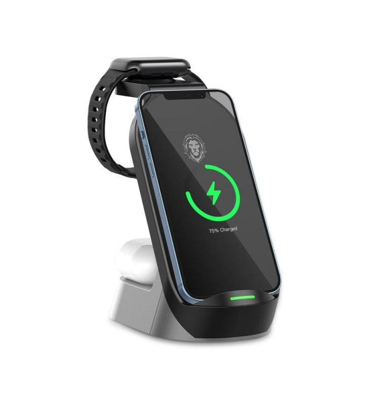 Green lion 4 in 1 Wireless Charging Station 15W Green lion 4 in 1 Wireless Charging Station 15W